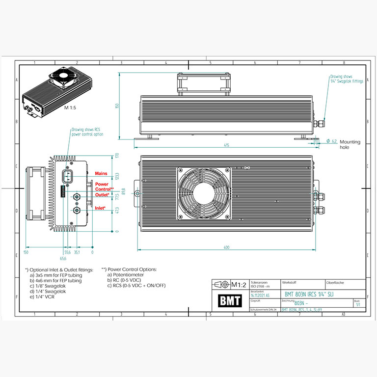 BMT 803N 臭氧发生器（8g/h）