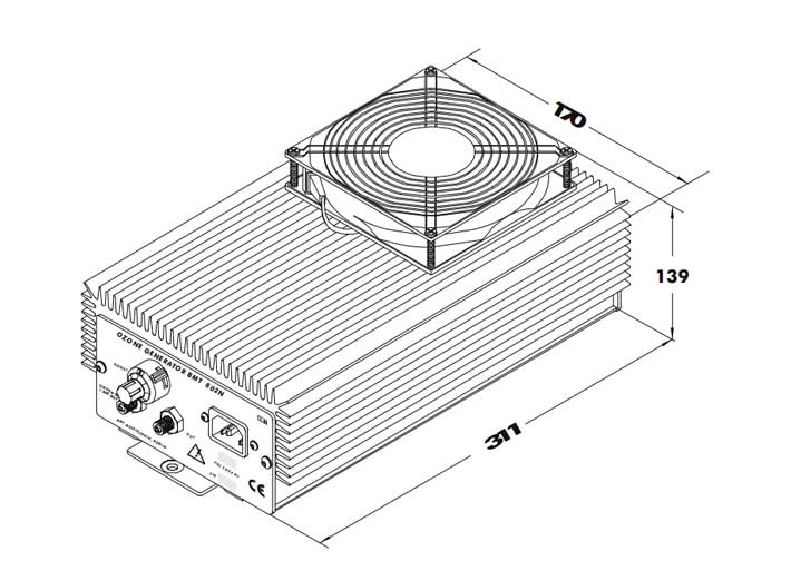 BMT 802 N 臭氧发生器